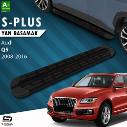 S-Dizayn Audi Q5 S-Plus Siyah Yan Basamak 183 Cm 2008-2016