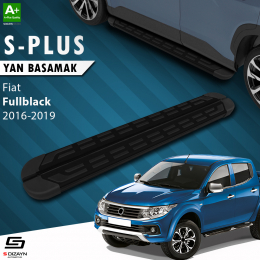 S-Dizayn Fiat Fullback S-Plus Siyah Yan Basamak 193 Cm 2016-2019 A+ Kalite