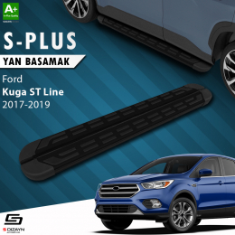 S-Dizayn Ford Kuga 2 ST-Line S-Plus Siyah Yan Basamak 183 Cm 2017-2019