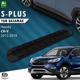 S-Dizayn Honda CR-V 4 S-Plus Siyah Yan Basamak 173 Cm 2012-2018 A+ Kalite