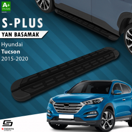 S-Dizayn Hyundai Tucson 3 S-Plus Siyah Yan Basamak 173 Cm 2015-2020 A+ Kalite