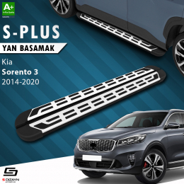 S-Dizayn Kia Sorento 3 S-Plus Gri Yan Basamak 183 Cm 2014-2020 A+ Kalite