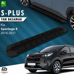 S-Dizayn Kia Sportage 4 S-Plus Siyah Yan Basamak 173 Cm 2016-2021 A+ Kalite