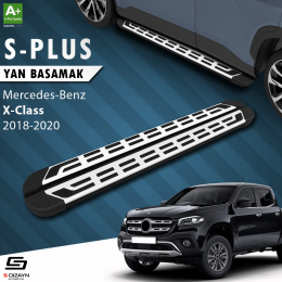 S-Dizayn Mercedes X-Class S-Plus Gri Yan Basamak 203 Cm 2018-2020 A+ Kalite