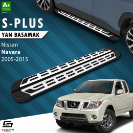 S-Dizayn Nissan Navara 2 S-Plus Gri Yan Basamak 203 Cm 2005-2015 A+ Kalite