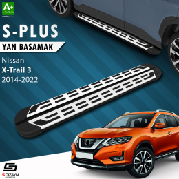 S-Dizayn Nissan X-Trail T32 S-Plus Gri Yan Basamak 183 Cm 2014-2022 A+ Kalite