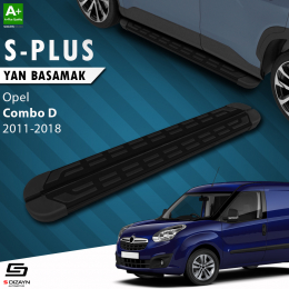 S-Dizayn Opel Combo D S-Plus Siyah Yan Basamak 193 Cm 2011-2018 A+ Kalite