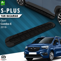 S-Dizayn Opel Combo E S-Plus Siyah Yan Basamak 203 Cm 2018 Üzeri