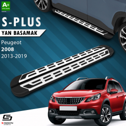 S-Dizayn Peugeot 2008 S-Plus Gri Yan Basamak 173 Cm 2013-2019 A+ Kalite