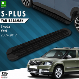 S-Dizayn Skoda Yeti S-Plus Siyah Yan Basamak 173 Cm 2009-2017