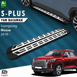 S-Dizayn Ssangyong Musso S-Plus Gri Yan Basamak 203 Cm 2018 Üzeri