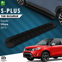 S-Dizayn Suzuki Vitara 4 S-Plus Siyah Yan Basamak 163 Cm 2015 Üzeri A+ Kalite