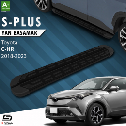 S-Dizayn Toyota C-HR S-Plus Siyah Yan Basamak 173 Cm 2016-2023 A+ Kalite