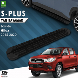 S-Dizayn Toyota Hilux 8 S-Plus Siyah Yan Basamak 203 Cm 2015 Üzeri A+ Kalite