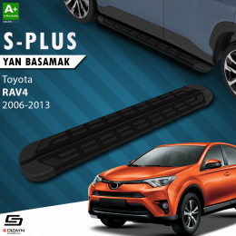 S-Dizayn Toyota Rav 4 3 S-Plus Siyah Yan Basamak 163 Cm 2006-2013 A+ Kalite