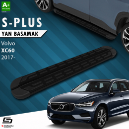 S-Dizayn Volvo Xc60 2 S-Plus Siyah Yan Basamak 193 Cm 2017 Üzeri A+ Kalite