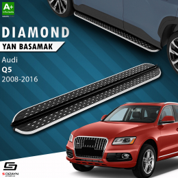 S-Dizayn Audi Q5 Diamond Krom Yan Basamak 183 Cm 2008-2016