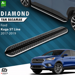 S-Dizayn Ford Kuga 2 ST-Line Diamond Krom Yan Basamak 183 Cm 2017-2019