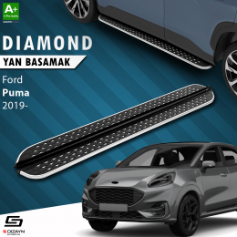 S-Dizayn Ford Puma Diamond Krom Yan Basamak 173 Cm 2019 Üzeri