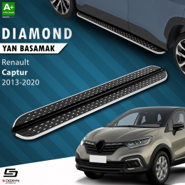 S-Dizayn Renault Captur Diamond Krom Yan Basamak 173 Cm 2013-2020 A+ Kalite