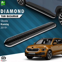 S-Dizayn Skoda Kamiq Diamond Krom Yan Basamak 183 Cm 2019 Üzeri