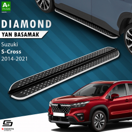 S-Dizayn Suzuki SX4 2 S-Cross Diamond Krom Yan Basamak 173 Cm 2014-2021