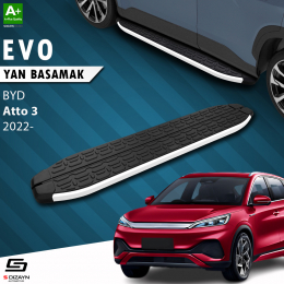 S-Dizayn BYD Atto 3 Evo Aluminyum Yan Basamak 193 Cm 2022 Üzeri