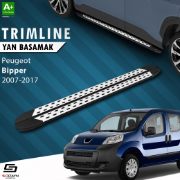 S-Dizayn Peugeot Bipper TrimLine Gri Yan Basamak 177 Cm 2007-2017 A+ Kalite