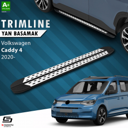 S-Dizayn VW Caddy 4 TrimLine Gri Yan Basamak 197 Cm 2020 Üzeri A+ Kalite