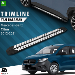 S-Dizayn Mercedes Citan TrimLine Gri Yan Basamak 193 Cm 2012-2021 A+ Kalite