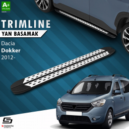 S-Dizayn Dacia Dokker TrimLine Gri Yan Basamak 207 Cm 2012 Üzeri A+ Kalite