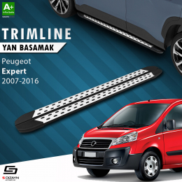 S-Dizayn Peugeot Expert 2 Kısa Şase TrimLine Gri Yan Basamak 220 Cm 2007-2016