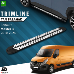 S-Dizayn Renault Master 3 Uzun Şase TrimLine Gri Yan Basamak 349 Cm 2010 Üzeri A+ Kalite