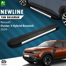 S-Dizayn Renault Duster 3 Hybrid Benzinli NewLine Krom Yan Basamak 183 Cm 2024 Üzeri A+ Kalite