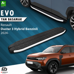 S-Dizayn Renault Duster 3 Hybrid Benzinli Evo Aluminyum Yan Basamak 183 Cm 2024 Üzeri A+ Kalite